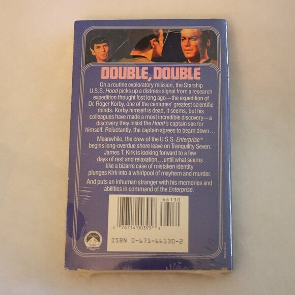 Double, Double Novel by Michael Jan Friedman, Star Trek Paperback book, new - Picture 2 of 2